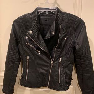 Girls leather jacket moto fits 8-10 years old